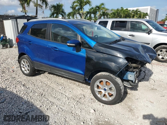 2021 Ford EcoSport SE with VIN MAJ3S2GE3MC456492, listed as a Copart auction lot 61745705 with Not provided miles and Non repairable. Bid and sale history available at DreamBid. Image 4.