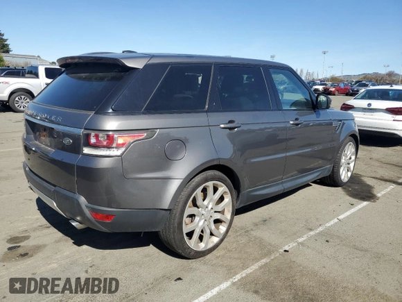 2014 Land Rover Range Rover Sport HSE with VIN SALWR2WF3EA359876, listed as a Copart auction lot 46477525 with 116,921 mi miles and Salvage Title. Bid and sale history available at carsss.com. Image 3.