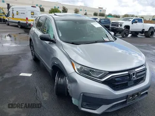 2020 Honda CR-V EX with VIN 2HKRW1H58LH423721, listed as a IAAI auction lot 41781203 with 82,453 mi miles. Bid and sale history available at carsss.com. Image 1.