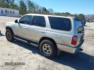 1999 Toyota 4Runner SR5 with VIN JT3GN86R7X0097975, listed as a IAAI auction lot 41701496 with 316,799 mi miles and . Bid and sale history available at DreamBid. Image 3.