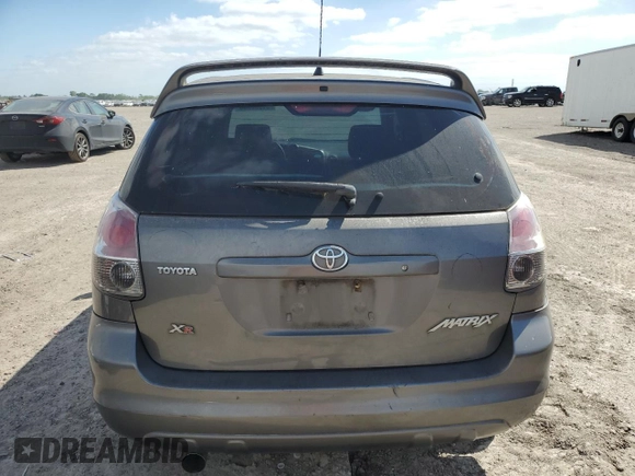 2006 Toyota Matrix STD with VIN 2T1KR32E26C614569, listed as a Copart auction lot 51956505 with 66,548 mi miles and Salvage Title. Bid and sale history available at DreamBid. Image 6.