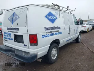 2008 Ford Econoline Cargo Commercial with VIN 1FTNE24L38DB50342, listed as a IAAI auction lot 41422323 with 318,790 mi miles and . Bid and sale history available at DreamBid. Image 4.