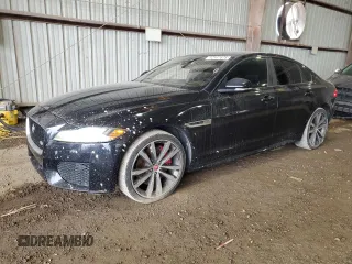 2017 Jaguar XF S with VIN SAJBG4BV1HCY37243, listed as a Copart auction lot 42147675 with 92,250 mi miles and Salvage Title. Bid and sale history available at carsss.com. Image 1.