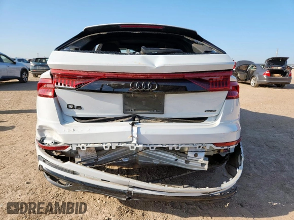 2021 Audi Q8 Prestige with VIN WA1FVAF17MD021762, listed as a Copart auction lot 61082515 with 69,968 mi miles and Salvage title. Bid and sale history available at DreamBid. Image 6.