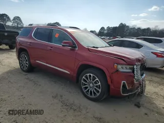 2021 GMC Acadia Denali with VIN 1GKKNXLS6MZ114056, listed as a Copart auction lot 49339025 with Not provided miles and Salvage title. Bid and sale history available at DreamBid. Image 4.