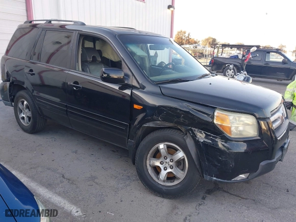 2006 Honda Pilot EX-L with RES with VIN 5FNYF28616B029670, listed as a IAAI auction lot 41425494 with 206,756 mi miles. Bid and sale history available at carsss.com. Image 1.