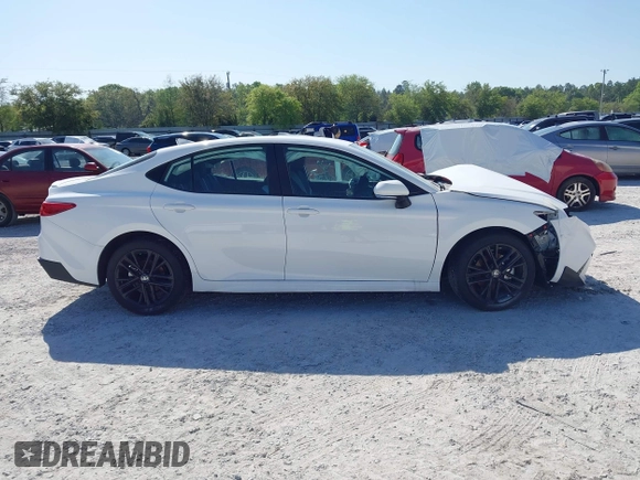 2025 Toyota Camry LE with VIN 4T1DAACK0SU551828, listed as a IAAI auction lot 41823385 with Not Provided miles and . Bid and sale history available at DreamBid. Image 13.