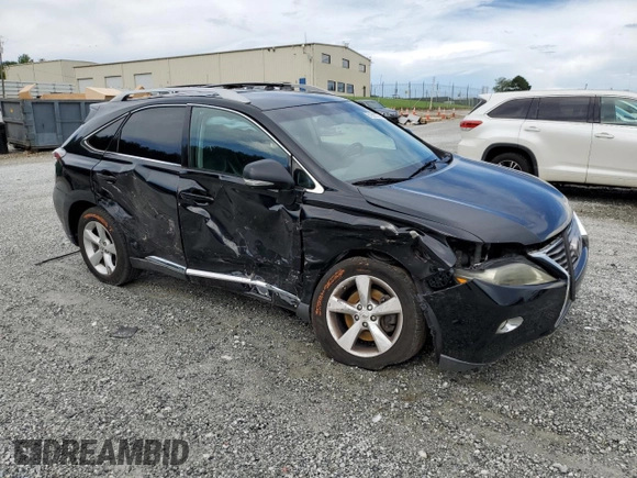 2014 Lexus RX 350 with VIN 2T2ZK1BA1EC143934, listed as a Copart auction lot 61507075 with 109,603 mi miles and Salvage title. Bid and sale history available at DreamBid. Image 4.