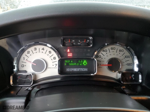 2014 Ford Expedition EL XLT with VIN 1FMJK1H53EEF61819, listed as a Copart auction lot 80583284 with 160,649 mi miles and Salvage Title. Bid and sale history available at carsss.com. Image 9.