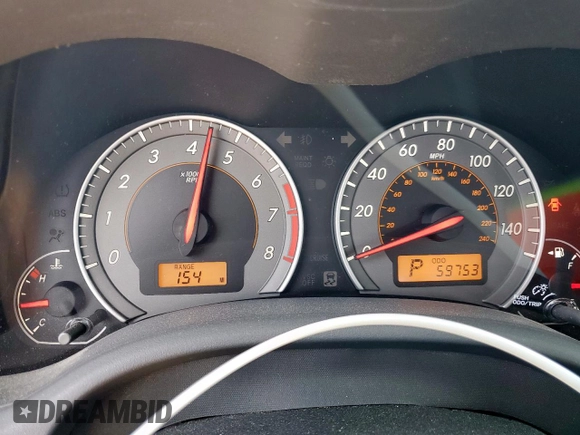2010 Toyota Corolla z VIN 2T1BU4EE9AC507172, wystawiony jako Copart lot #61681155 z przebiegiem 59 753 mil mil oraz Szkoda całkowita • Salvage title. Historia ofert i sprzedaży dostępna na DreamBid. Obrazek 9.