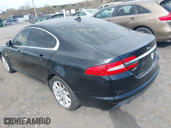 2013 Jaguar XF I4 RWD with VIN SAJWA0ES8DPS97356, listed as a IAAI auction lot 41921807 with 1 mi miles. Bid and sale history available at carsss.com. Image 3.