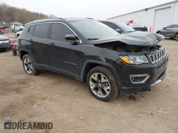 2020 Jeep Compass High Altitude с VIN 3C4NJDCB0LT128043, выставлен на аукционе IAAI как лот 42055727 с пробегом 53 081 миль миль и . История ставок и продаж доступна на DreamBid. Изображение 1.