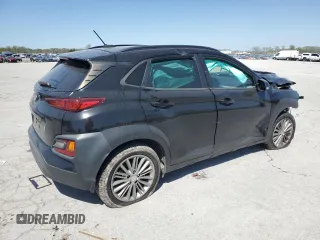2021 Hyundai Kona SEL with VIN KM8K22AA7MU602863, listed as a Copart auction lot 52329685 with 83,551 mi miles and Salvage Title. Bid and sale history available at carsss.com. Image 3.