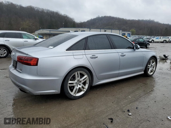 2016 Audi A6 Premium Plus with VIN WAUGFAFC8GN016509, listed as a Copart auction lot 52163905 with 136,724 mi miles and Salvage title. Bid and sale history available at DreamBid. Image 3.