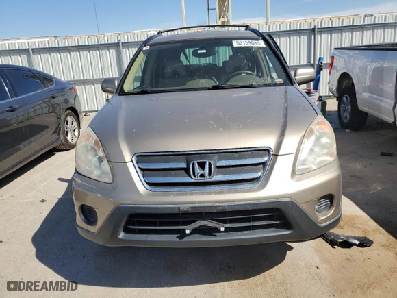 2005 Honda CR-V EX SE with VIN JHLRD789X5C019459, listed as a Copart auction lot 50159085 with 181,986 mi miles and Salvage Title. Bid and sale history available at carsss.com. Image 5.