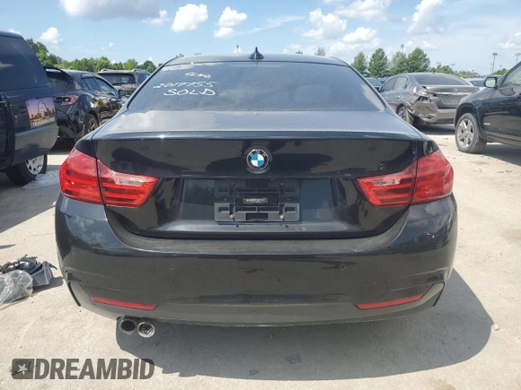 2016 BMW 4 Series 428i xDrive with VIN WBA3N9C58GK249023, listed as a Copart auction lot 62074475 with 118,360 mi miles and Clean title. Bid and sale history available at DreamBid. Image 6.