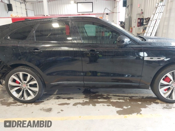 2017 Jaguar F-Pace 35t R-Sport with VIN SADCL2BV3HA068568, listed as a IAAI auction lot 41437570 with 39,025 mi miles and . Bid and sale history available at DreamBid. Image 13.