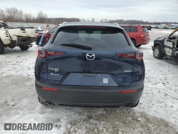2023 Mazda CX-30 2.5 S Premium Package with VIN 3MVDMBDM4PM519914, listed as a Copart auction lot 83295754 with Not Provided miles and Salvage Title. Bid and sale history available at carsss.com. Image 6.