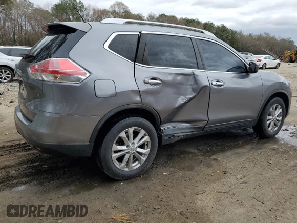 2016 Nissan Rogue SV with VIN KNMAT2MT2GP665317, listed as a Copart auction lot 49662925 with 135,030 mi miles and Salvage Title. Bid and sale history available at DreamBid. Image 3.