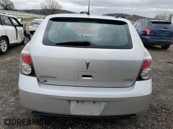 2010 Pontiac Vibe w/1SA with VIN 5Y2SP6E81AZ412799, listed as a Copart auction lot 80158004 with 158,674 mi miles and Clean Title. Bid and sale history available at carsss.com. Image 6.