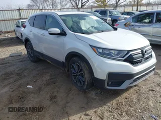 2021 Honda CR-V EX with VIN 5J6RW1H50ML001675, listed as a IAAI auction lot 41727321 with 33,656 mi miles. Bid and sale history available at carsss.com. Image 1.