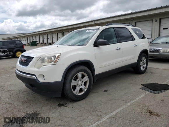 2012 GMC Acadia SLE z VIN 1GKKRPED1CJ123683, wystawiony jako Copart lot #56455695 z przebiegiem 143 874 mil mil oraz Czysty tytuł • Clean title. Historia ofert i sprzedaży dostępna na DreamBid. Obrazek 1.