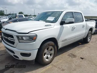 2023 Ram 1500 Big Horn with VIN 1C6SRFFT4PN532343, listed as a IAAI auction lot 42111051 with 15,079 mi miles and . Bid and sale history available at DreamBid. Image 17.