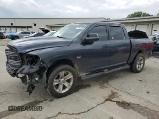 2017 Ram 1500 Sport with VIN 1C6RR7MT2HS536983, listed as a Copart auction lot 58611485 with 208,035 mi miles and Salvage title. Bid and sale history available at DreamBid. Image 1.