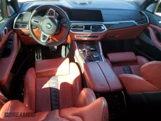 2020 BMW X5 M Competition with VIN 5YMJU0C07L9D71042, listed as a Copart auction lot 75059483 with 0 mi miles. Bid and sale history available at carsss.com. Image 8.