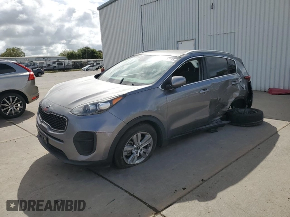 2018 Kia Sportage LX with VIN KNDPM3AC3J7433947, listed as a Copart auction lot 51077065 with 89,677 mi miles and Salvage Title. Bid and sale history available at DreamBid. Image 1.