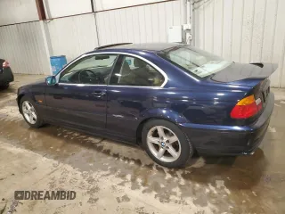 2001 BMW 3 Series 325Ci with VIN WBABN33491JW55177, listed as a Copart auction lot 43685795 with 120,610 mi miles and Salvage Title. Bid and sale history available at carsss.com. Image 2.