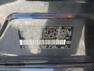 2008 Lexus IS with VIN JTHBK262082069891, listed as a Copart auction lot 48618745 with 184,840 mi miles and Clean Title. Bid and sale history available at carsss.com. Image 12.