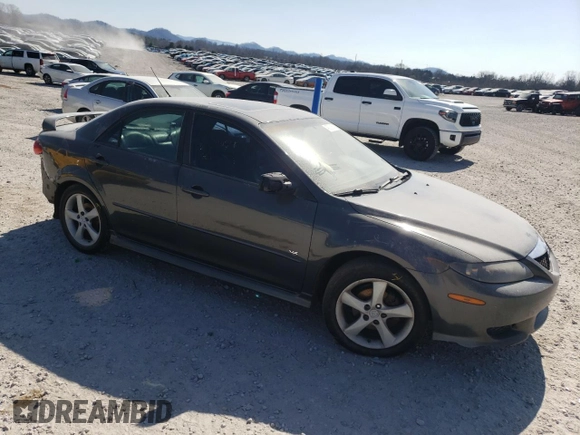 2005 Mazda 6 Sport S with VIN 1YVHP80D855M02983, listed as a Copart auction lot 48701615 with 317,234 mi miles and Salvage Title. Bid and sale history available at DreamBid. Image 4.