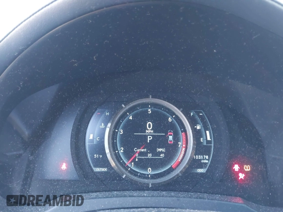 2016 Lexus IS 350 with VIN JTHCE1D24G5011546, listed as a IAAI auction lot 40626369 with 103,178 mi miles and . Bid and sale history available at DreamBid. Image 15.