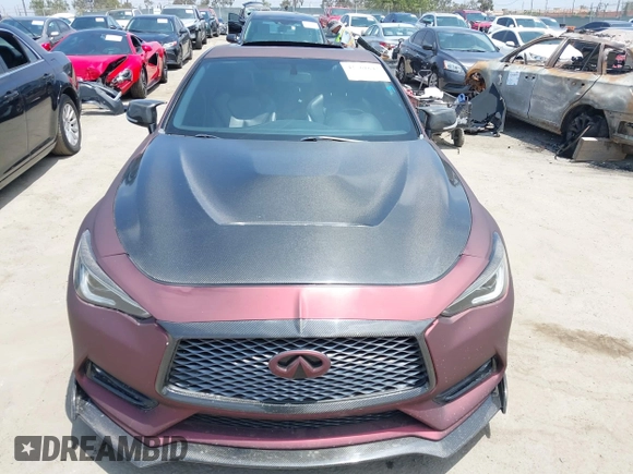 2017 Infiniti Q60 Premium with VIN JN1CV7EK0HM110992, listed as a IAAI auction lot 42561643 with 65,928 mi miles and . Bid and sale history available at DreamBid. Image 12.