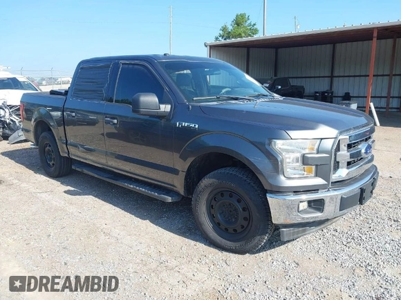 2017 Ford F-150 XL with VIN 1FTEW1CF3HFA12193, listed as a IAAI auction lot 39974210 with 104,743 mi miles. Bid and sale history available at carsss.com. Image 1.