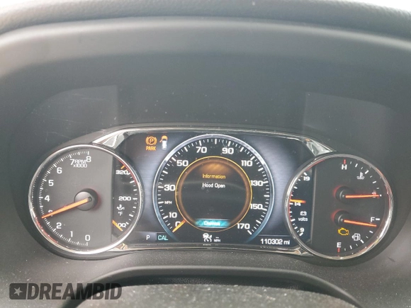 2017 GMC Acadia Denali with VIN 1GKKNXLS0HZ319460, listed as a Copart auction lot 59719985 with 110,302 mi miles and Salvage title. Bid and sale history available at DreamBid. Image 9.