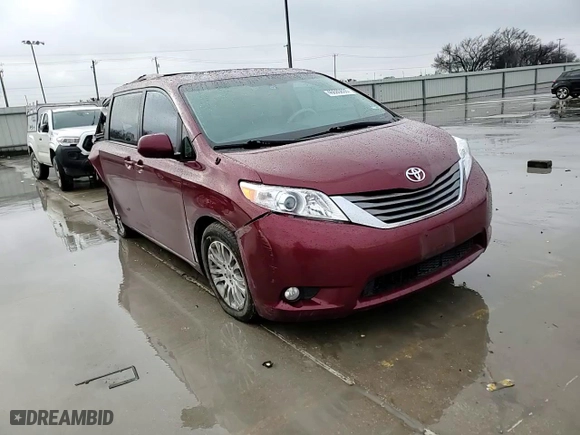 2014 Toyota Sienna XLE with VIN 5TDYK3DC3ES405762, listed as a Copart auction lot 46680635 with 106,094 mi miles and Salvage Title. Bid and sale history available at carsss.com. Image 12.