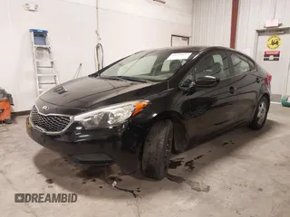 2016 Kia Forte LX with VIN KNAFK4A61G5523911, listed as a IAAI auction lot 41259147 with 114,740 mi miles. Bid and sale history available at carsss.com. Image 2.