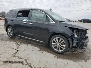 2018 Kia Sedona SX-L with VIN KNDME5C12J6380736, listed as a Copart auction lot 45411495 with 115,326 mi miles and Salvage Title. Bid and sale history available at carsss.com. Image 4.