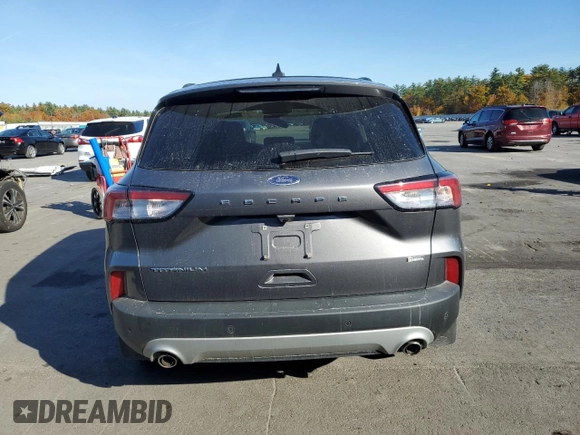 2022 Ford Escape Titanium Plug-In Hybrid with VIN 1FMCU0LZ8NUB74213, listed as a Copart auction lot 77133004 with 18,490 mi miles and Salvage title. Bid and sale history available at DreamBid. Image 6.