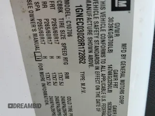 2008 Chevrolet Tahoe Police z VIN 1GNEC03028R172862, wystawiony jako Copart lot #80131814 z przebiegiem 171 976 mil mil oraz Szkody całkowita. Historia ofert i sprzedaży dostępna na DreamBid. Obrazek 16.