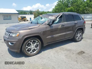 2020 Jeep Grand Cherokee Overland z VIN 1C4RJFCG7LC407185, wystawiony jako Copart lot #62366435 z przebiegiem 44 679 mil mil oraz Szkoda całkowita • Salvage title. Historia ofert i sprzedaży dostępna na DreamBid. Obrazek 1.