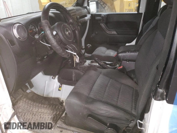 2012 Jeep Wrangler Sport z VIN 1C4AJWAG7CL256428, wystawiony jako Copart lot #66923465 z przebiegiem 36 478 mil mil oraz Szkoda całkowita • Salvage title. Historia ofert i sprzedaży dostępna na DreamBid. Obrazek 7.