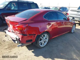 2006 Lexus IS 350 Auto with VIN JTHBE262065005210, listed as a IAAI auction lot 41525382 with 115,602 mi miles. Bid and sale history available at carsss.com. Image 4.