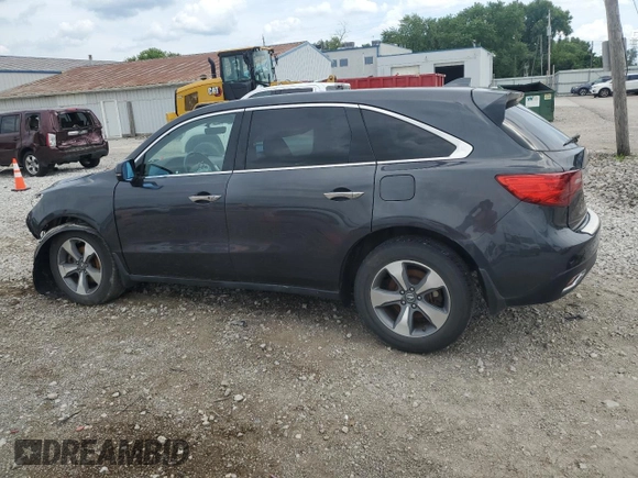 2016 Acura MDX with VIN 5FRYD4H25GB021635, listed as a Copart auction lot 62096325 with 112,099 mi miles and Clean title. Bid and sale history available at DreamBid. Image 2.