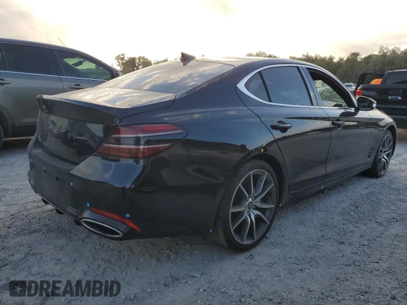 2022 Genesis G70 3.3T z VIN KMTG54TE6NU094854, wystawiony jako Copart lot #80251854 z przebiegiem Nie podano mil oraz Szkoda całkowita • Salvage title. Historia ofert i sprzedaży dostępna na DreamBid. Obrazek 3.