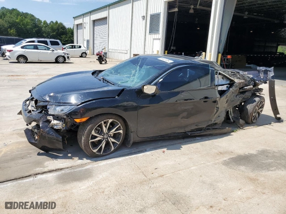 2018 Honda Civic Si Coupe with VIN 2HGFC3A58JH753884, listed as a Copart auction lot 68451854 with 151,147 mi miles and Salvage Title. Bid and sale history available at carsss.com. Image 1.
