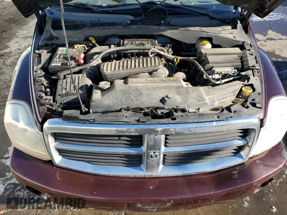 2005 Dodge Durango SLT with VIN 1D4HB48D65F583385, listed as a Copart auction lot 88905735 with 200,446 mi miles and Salvage title. Bid and sale history available at DreamBid. Image 12.