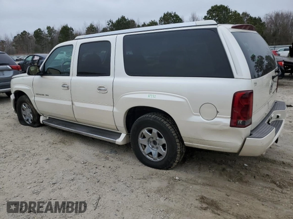 2005 Cadillac Escalade ESV z VIN 3GYFK66N65G216037, wystawiony jako Copart lot #48566035 z przebiegiem 248 970 mil mil oraz Szkody całkowita. Historia ofert i sprzedaży dostępna na DreamBid. Obrazek 2.